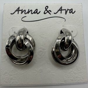 Anna & Ava Silver Earrings